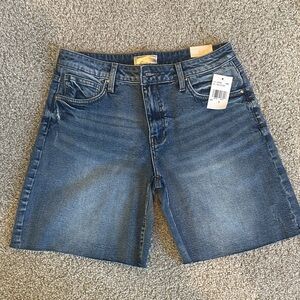 KUT  Denim Cutoff Bermuda Shorts - Blue